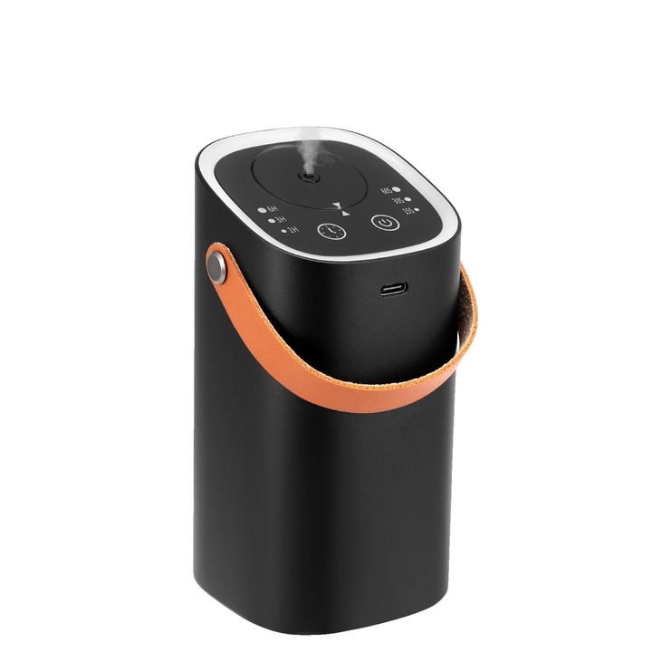 Difuzor de uleiuri esentiale, design portabil, tehnologie fara apa, 36 ore autonomie, dimensiuni compacte
