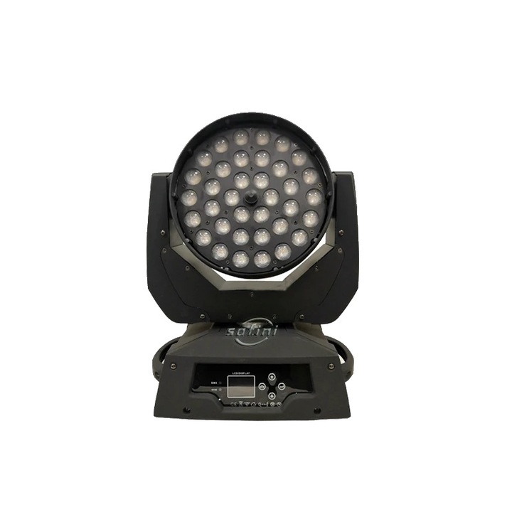 Lumina mobila, control DMX, LED-uri de inalta performanta, RGBWAUV 6in1, 1 bucata