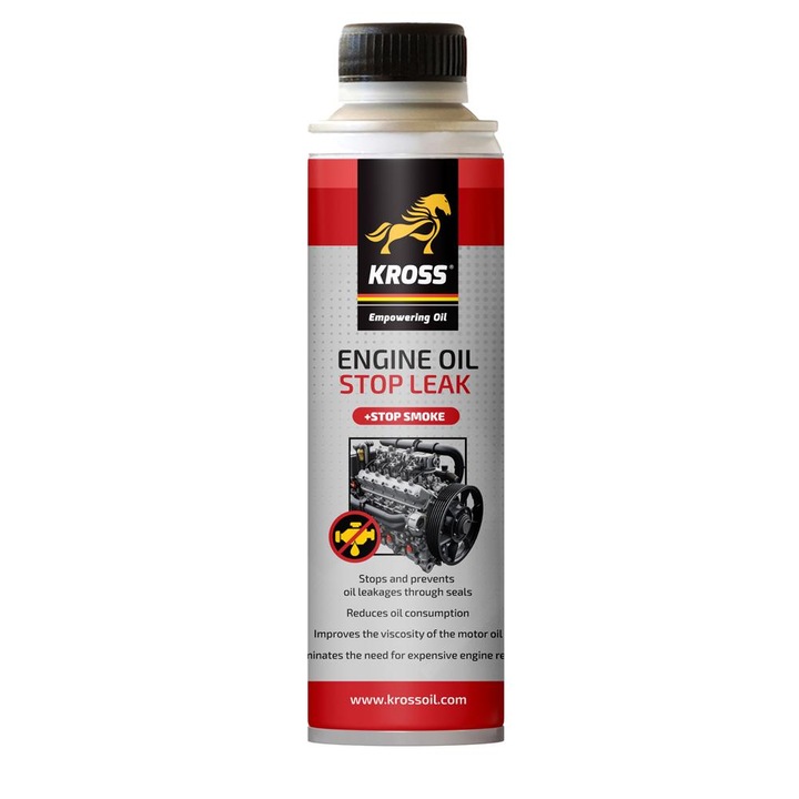 Aditiv antiscurgere ulei Kross, 250 ml, reduce consumul de ulei, imbunatateste vascozitatea