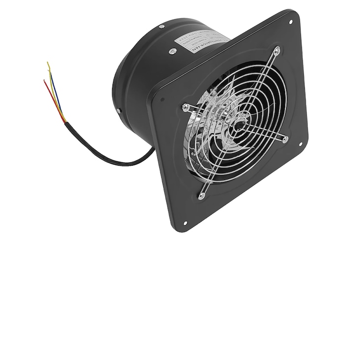 Ventilator de evacuare, 50W, 2600 RPM, 9.06x9.06x5.51 inchi, zgomot redus 60-70 dB, pentru bucatarii si bai