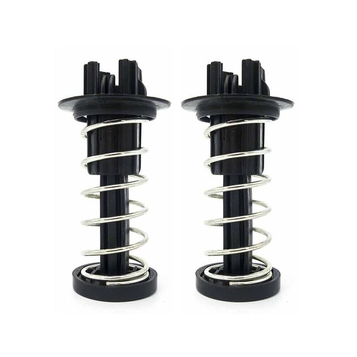 Set 2 arcuri protectie capota, compatibila cu Mercedes Benz W204/W212/S212, 85x40mm, Usor de instalat, YQLAFT, Negru