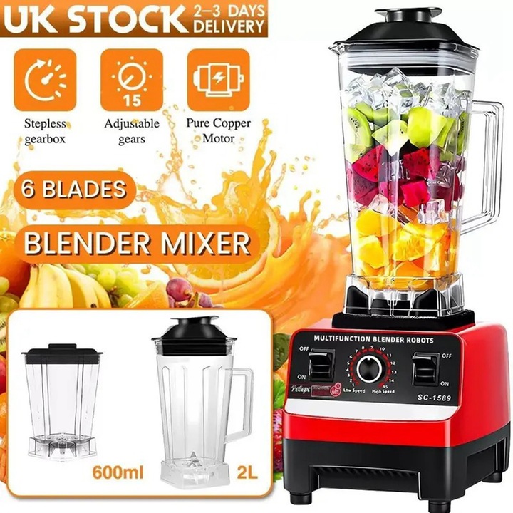 Blender portabil, reincarcabil USB, 300ml, roz, 12W, 95x87x183mm