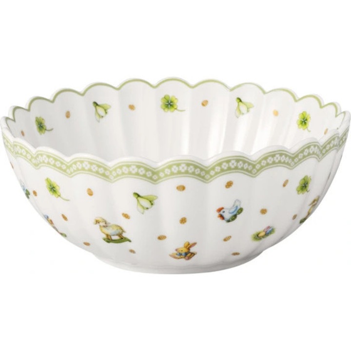 Misa Villeroy & Boch, colectia Easter Delight, 0,62 l, 17,3x7,2cm, motive pastelate, ideala pentru servire sau decorare
