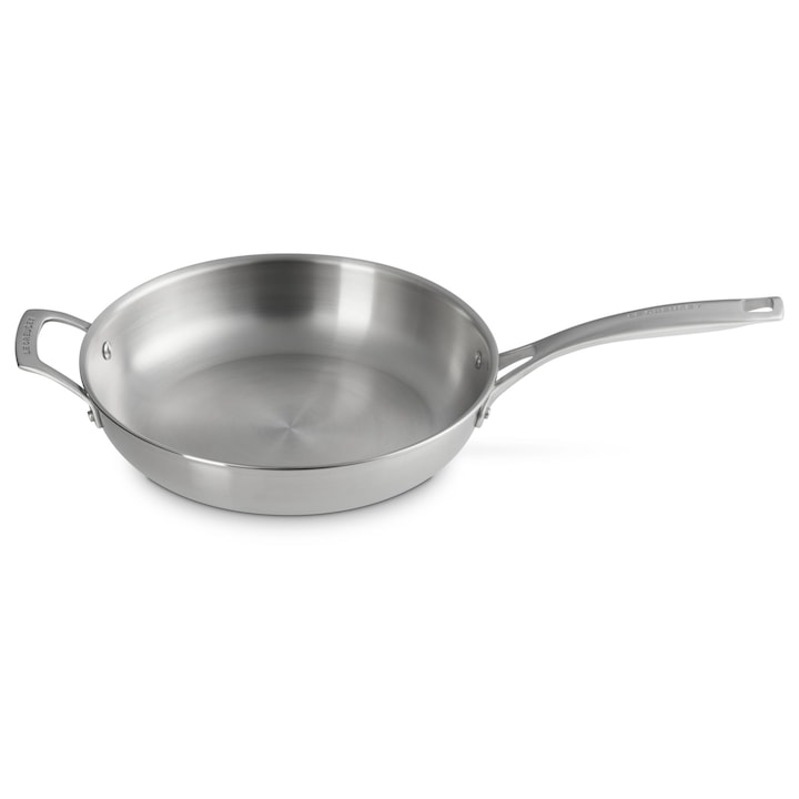 Tigaie Le Creuset, inox, 11 inch, argintiu
