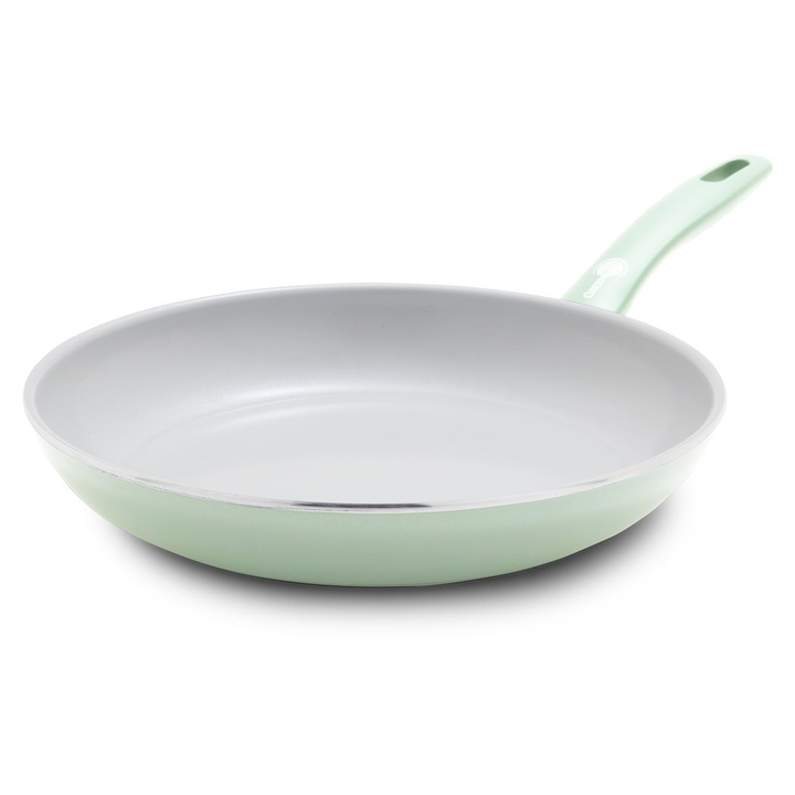 Tigaie GreenPan Dover ceramică antiaderentă 10", fără PFAS, verde pastel