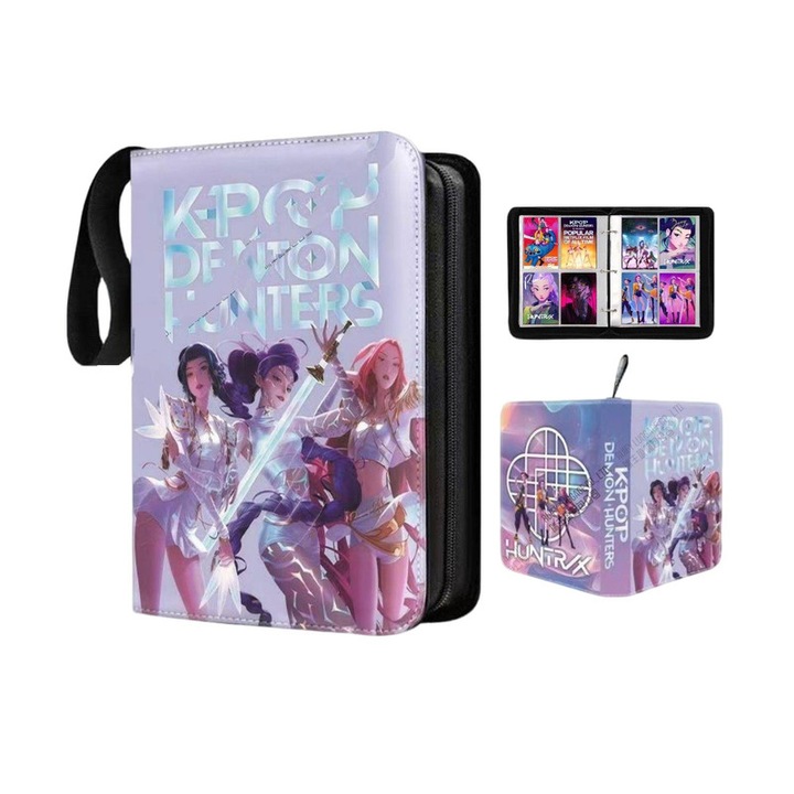 Mapa fotocarte KPOP Witch Hunter, 400 buzunare, stil grup de fete cu 3 membri, multicolor