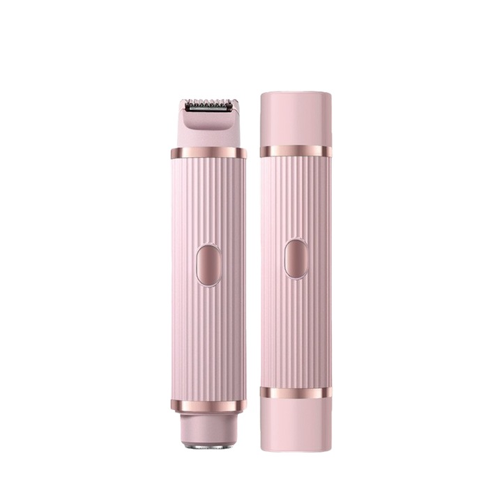 Aparat de ras electric pentru femei, 2 in 1 roz