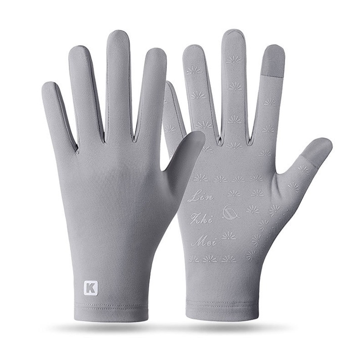 Спортни ръкавици, водоустойчиви светлосиви