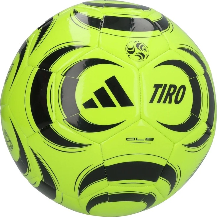 Футболна топка Adidas Tiro 26 Club, неоново зелена, размер 5
