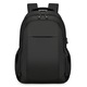 Rucsac de calatorie, compatibil cu laptopuri, curea ajustabila, poliester premium, negru, 46x29x21 cm