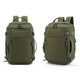 Rucsac de calatorie, compatibil cu laptop, ajustabil, impermeabil, verde inchis, 43x31x20 cm