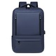 Rucsac de calatorie, compatibil cu laptop, curea ajustabila, poliester premium, albastru, 43x32x13 cm