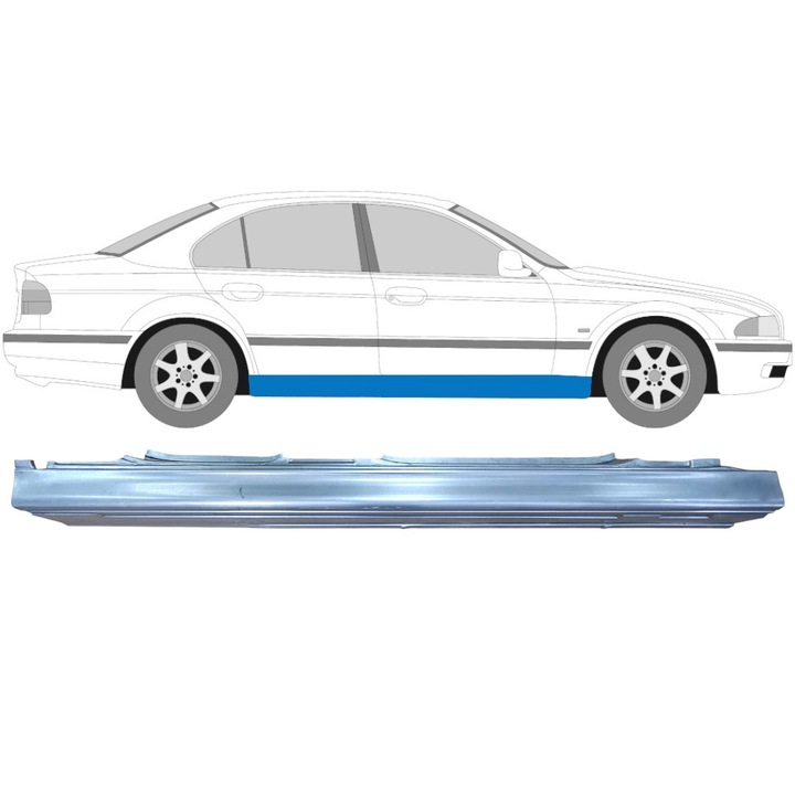 Prag Complet Pentru Bmw 5 E39 1996-2004 / Dreapta