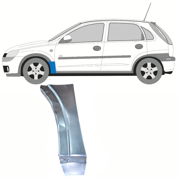 Panou De Reparatie Aripa Fata Pentru Opel Corsa C 2000-2010 / Stanga