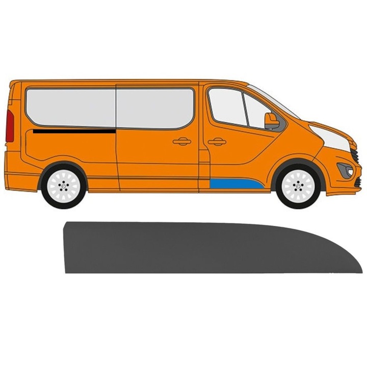 Bandou Usa Fata Pentru Opel Vivaro 2014-2019 / Dreapta
