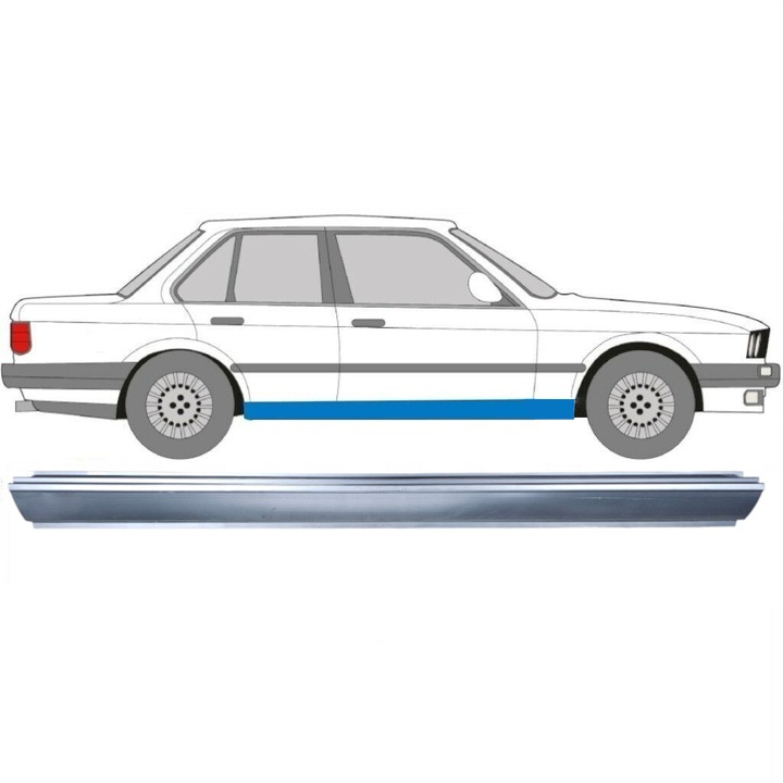 Reparatie Prag Pentru Bmw 3 E30 1982-1994 / Stanga = Dreapta (Simetric)