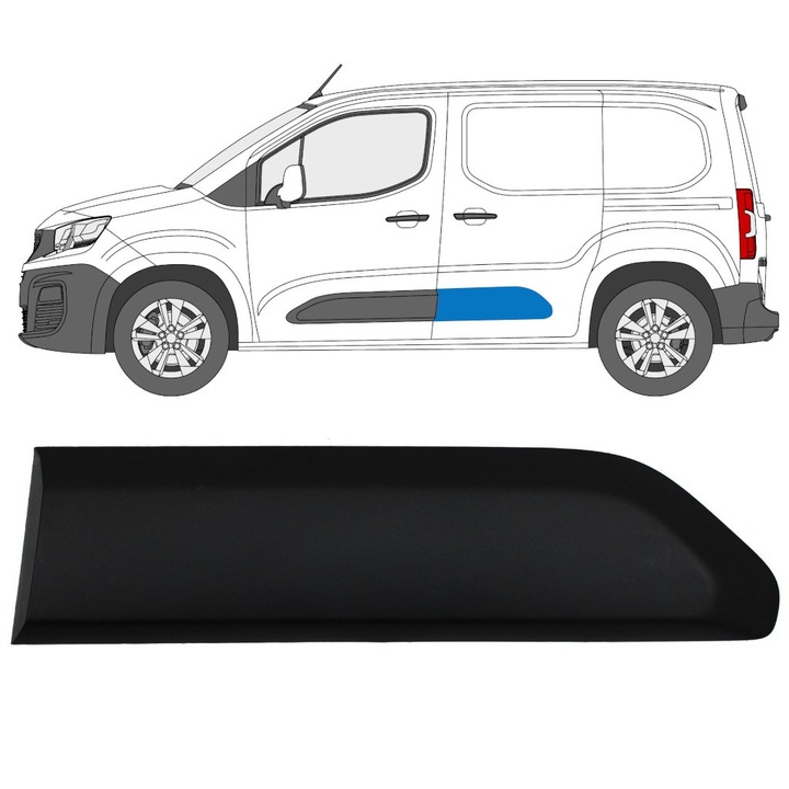 Bandou Lateral Usa Spate Pentru Citroen Berlingo 2018-2023 / Stanga
