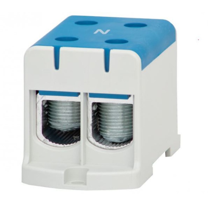 Conector sina 2-toruri F ELEKTRO 2 x 150 mm2 Al/Cu, 320A, 750V, albastru