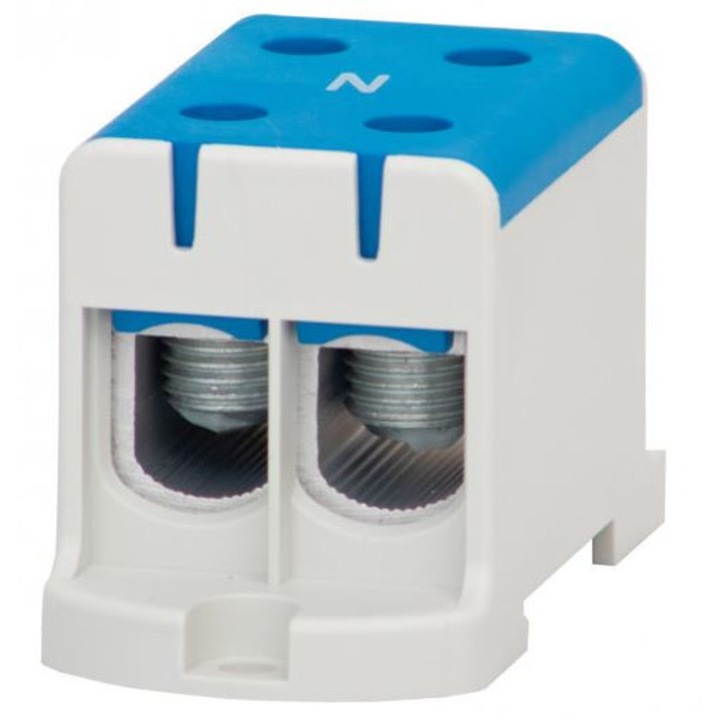 Conector electric 2-toruri F ELEKTRO 2x95mm2 Al/Cu, albastru, 86x42x49cm