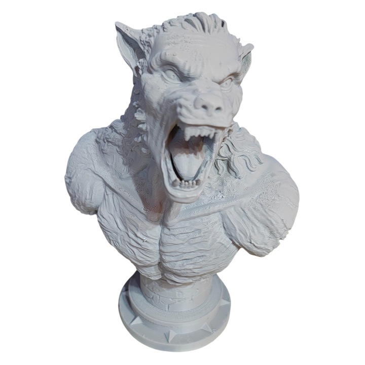 Бюст 3d Върколак урланд в Нощ 18 см