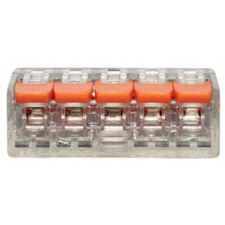 Conector rapid universal cablu - sarma 5 x 0,14-4 mm2 F-elektro F2.0278