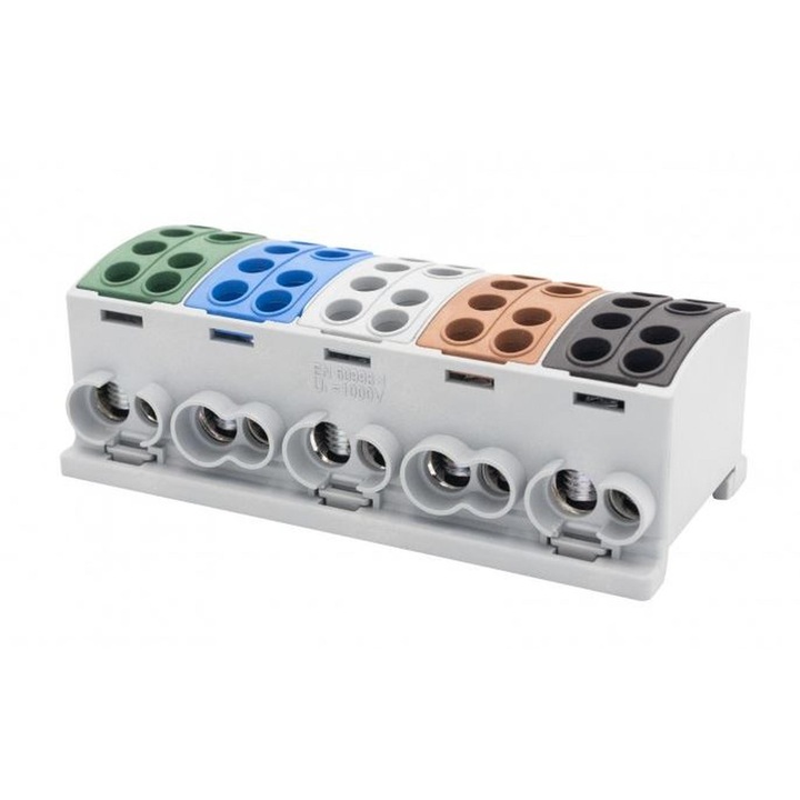 Zacisk HLK 5x125A-2, F ELEKTRO, 55x117x38, multicolor