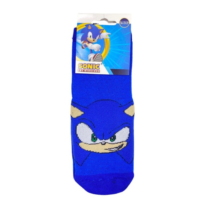 Sosete antiderapante pentru copii Sonic 35758, Albastru