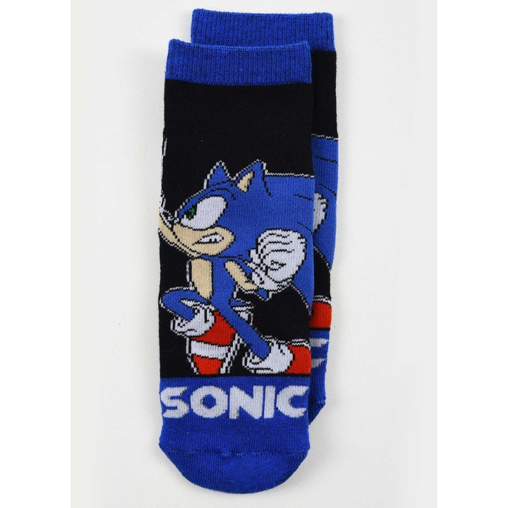 Sosete antiderapante pentru copii Sonic 35758, Bleumarin