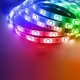 Smart RGB USB LED лента 2.8 м, Интелигентно управление от приложение, Амбиентно осветление и подсветка за телевизор, Синхронизация с музика, Гласов контрол Alexa и Google, Многоцветна