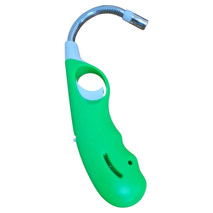Aprinzator aragaz, cap flexibil, 27 cm verde