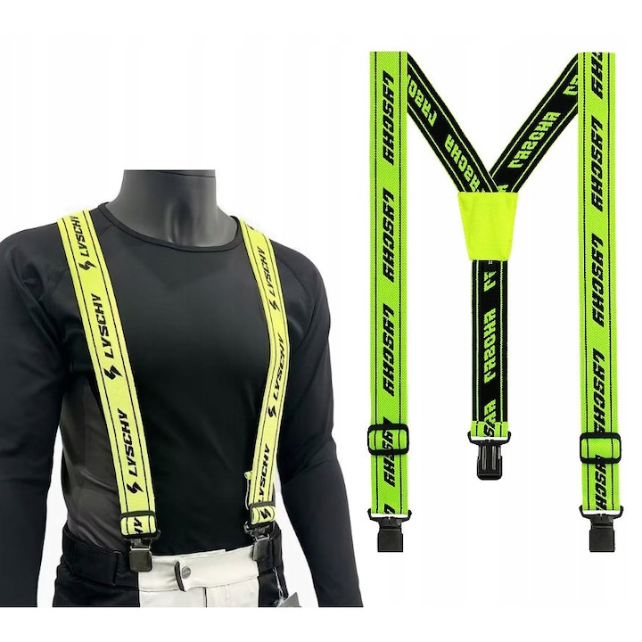 Дълги, Устойчиви Тиранти за Панталони, Зелени