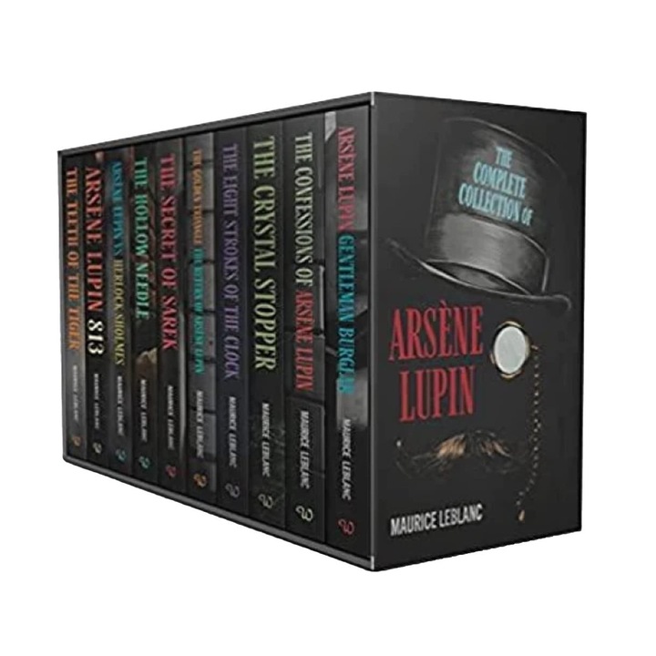The Complete Collection Of Arsène Lupin 10 Books Box Set By Maurice Leblanc (Gentleman Burglar, The Confessions, The Crystal Stopper And More!), Maurice Leblanc - Editura P Ltd