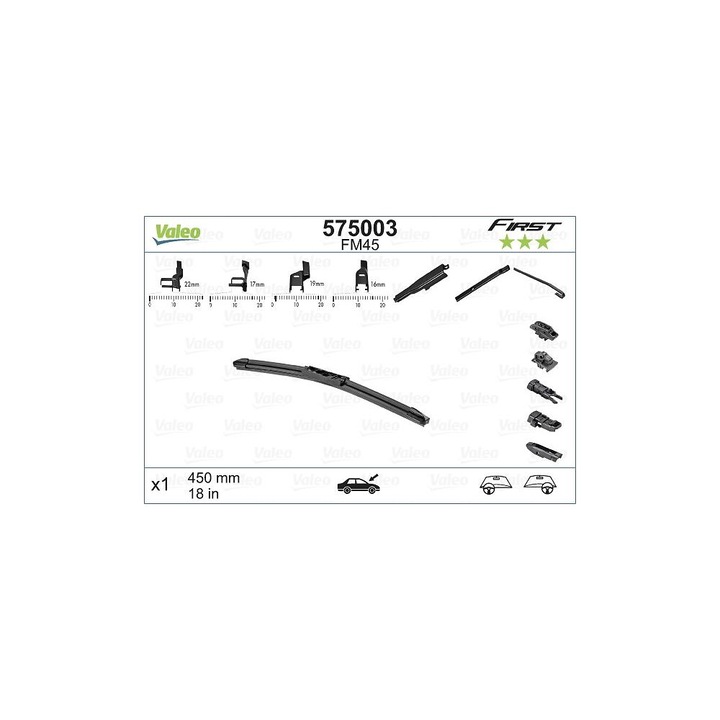 Stergator Valeo Multiconnection Fb 450 Mm Fm45