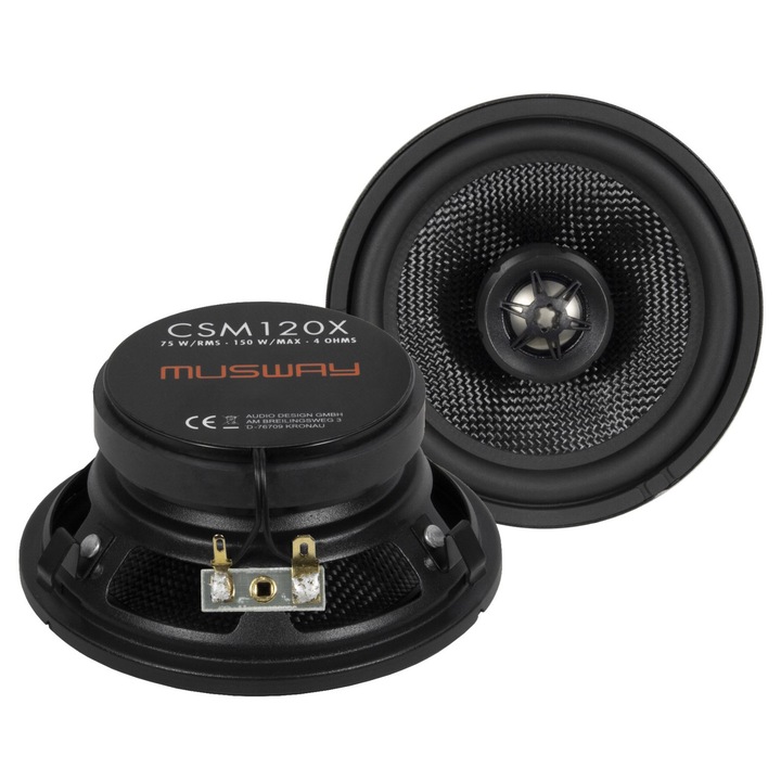 Boxe auto Musway CSM120X, 120mm, 75W, 4 Ohm, set