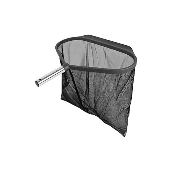 Мрежа за скимер за басейн, пластмасова рамка и найлон, почиства листа, 48x44x5.4см