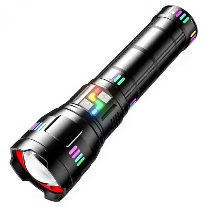 Акумулаторен LED фенер, COBA CB W518, с обхват на действие 3000м