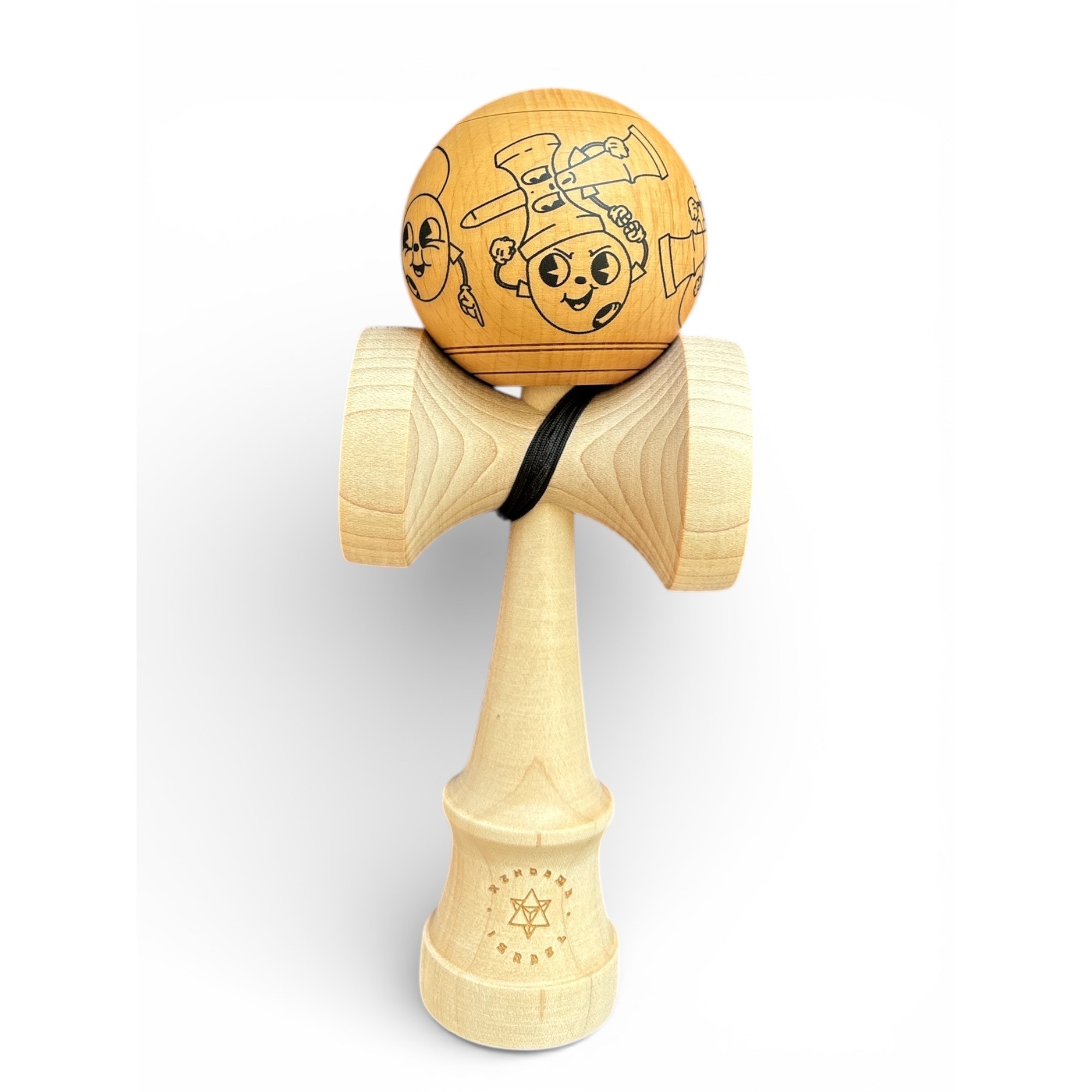 Kendama, Kendama Israel Ken and Timi, RHINO CLEAR - eMAG.ro