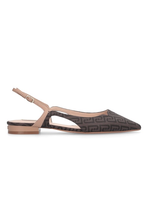 Liu Jo, Pantofi sling back cu model, Maro inchis