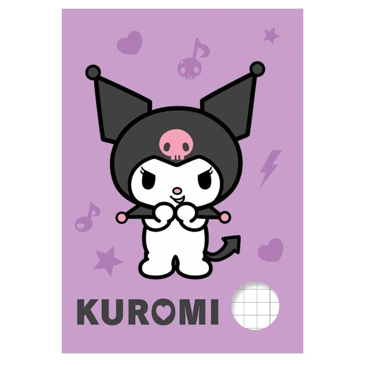 Caiet A5 Matematica cu Model Kuromi - 40File
