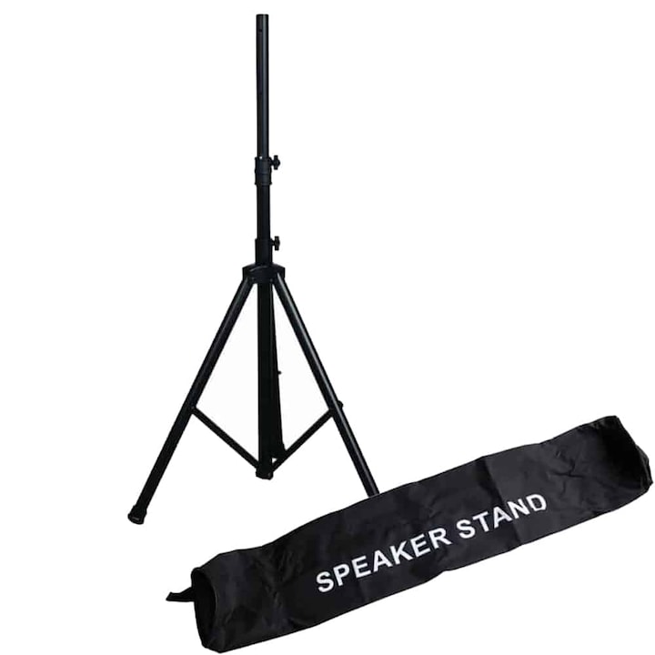 Stativ trepied boxă Alien Surface, capacitate 40 kg, înălțime maximă 1.87 m, cu husă inclusă