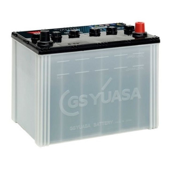 Baterie auto YUASA YBX 7000 ASIA YBX7030, 12 V, 80 Ah, 760 A, 260x173x225 mm, borna dreapta plus