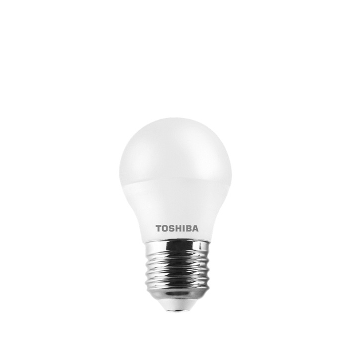 LED крушка G45, Toshiba, 4.7W, топло бяла 4000K, E27, 78x45mm