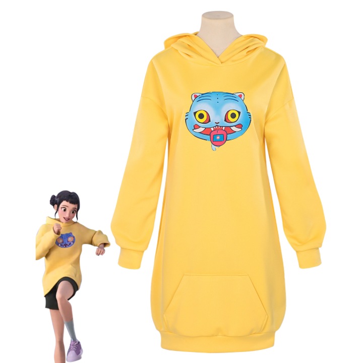 Costum cosplay K-POP Witcher, Zoe, galben, 110