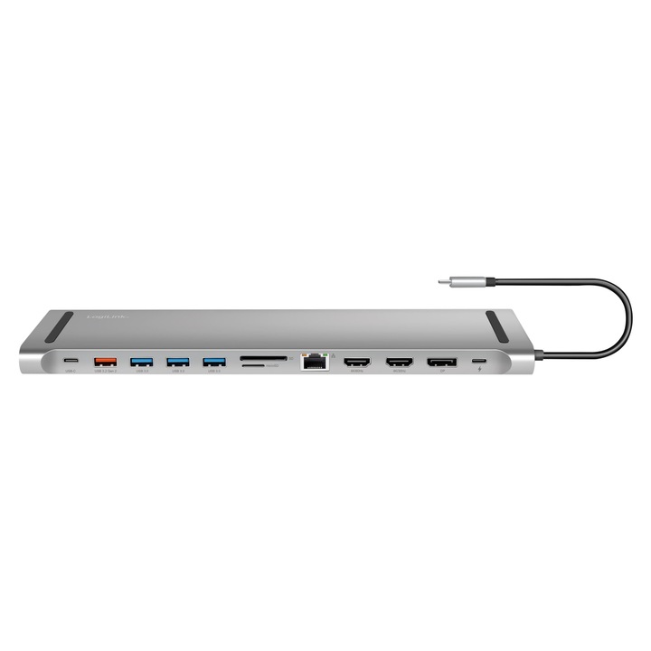 Statie de andocare USB 3.2 LogiLink UA0411, 12 porturi, PowerDelivery, USB-C, 12, 6x4, 72x0, 98cm