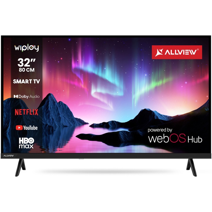 Телевизор Allview LED 32WiPlay6301-H, 32" (80 см), Smart, HD, Клас E