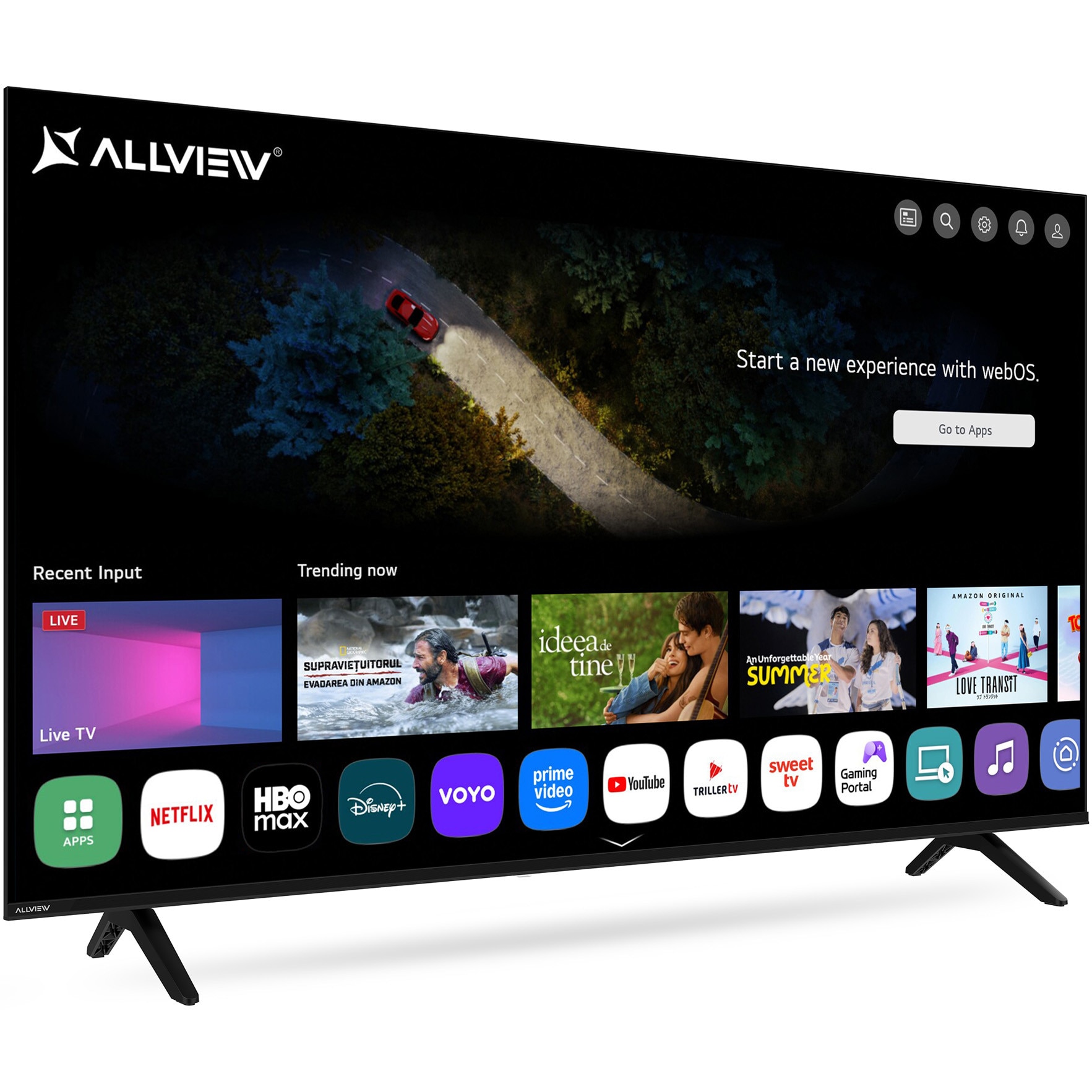 Televizor Allview LED 55WiPlay6301-U, 139cm, Smart, 4K Ultra HD, Clasa E