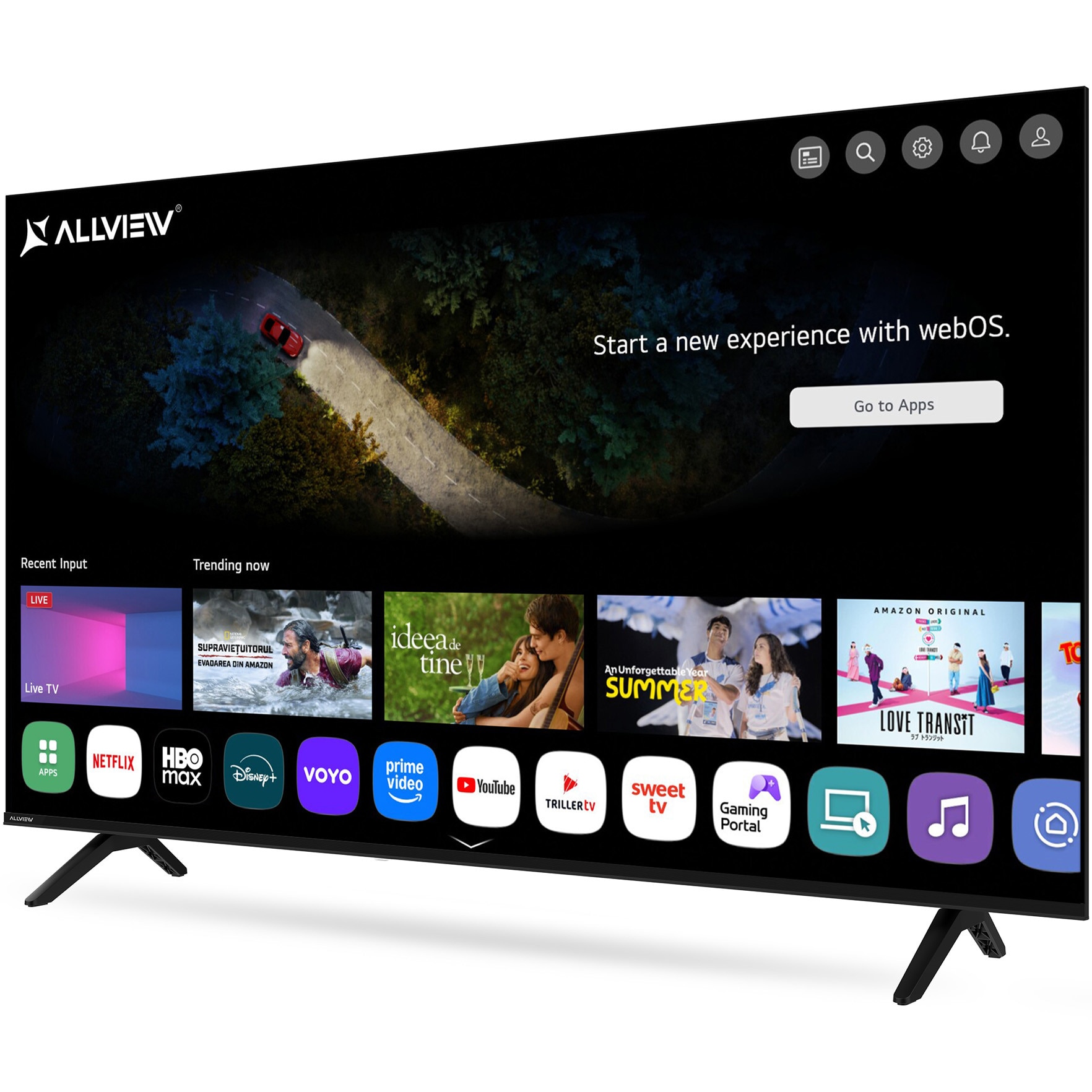 Televizor Allview LED 55WiPlay6301-U, 139cm, Smart, 4K Ultra HD, Clasa E