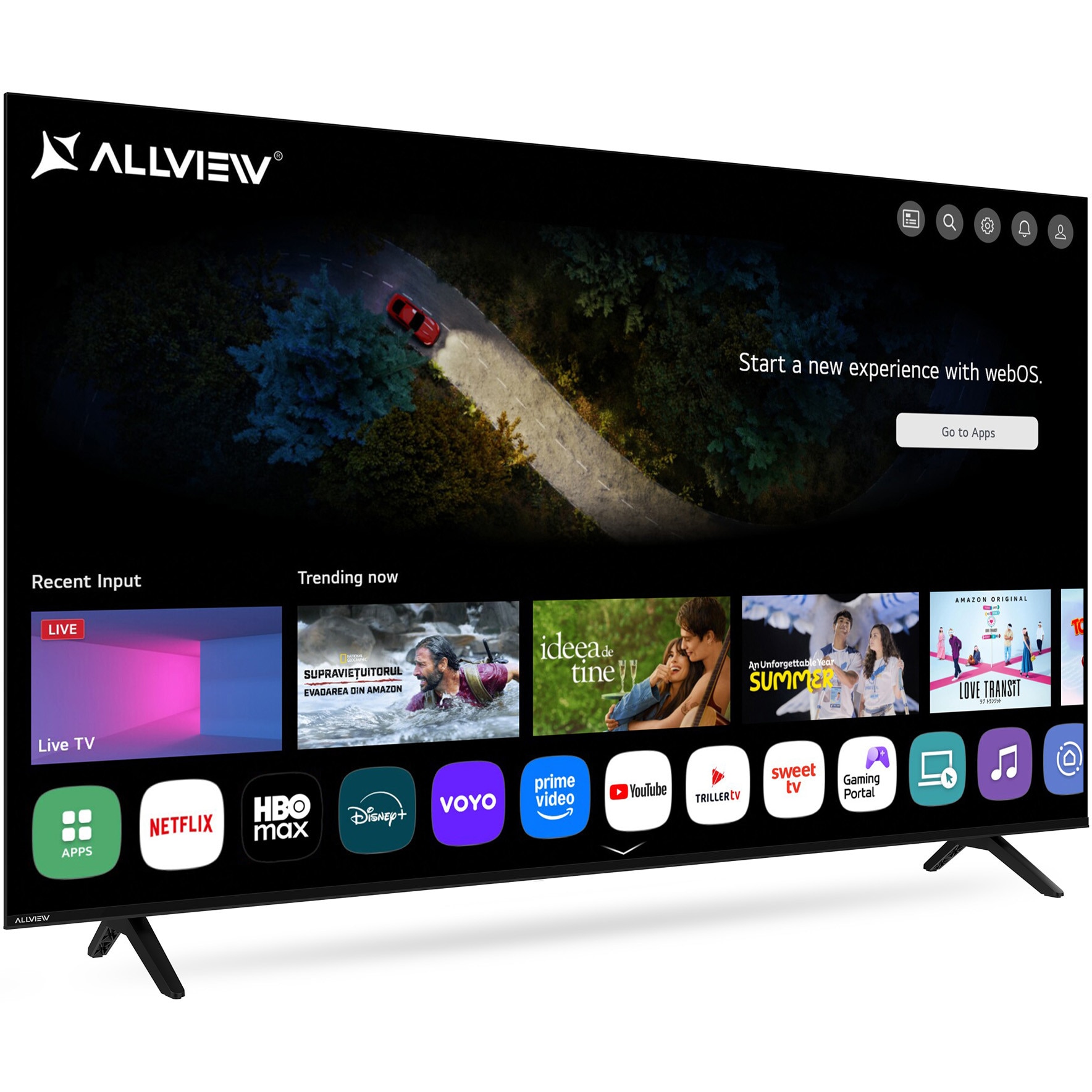 Televizor Allview LED 65WiPlay6300-U, 165cm, Smart, 4K Ultra HD, Clasa E