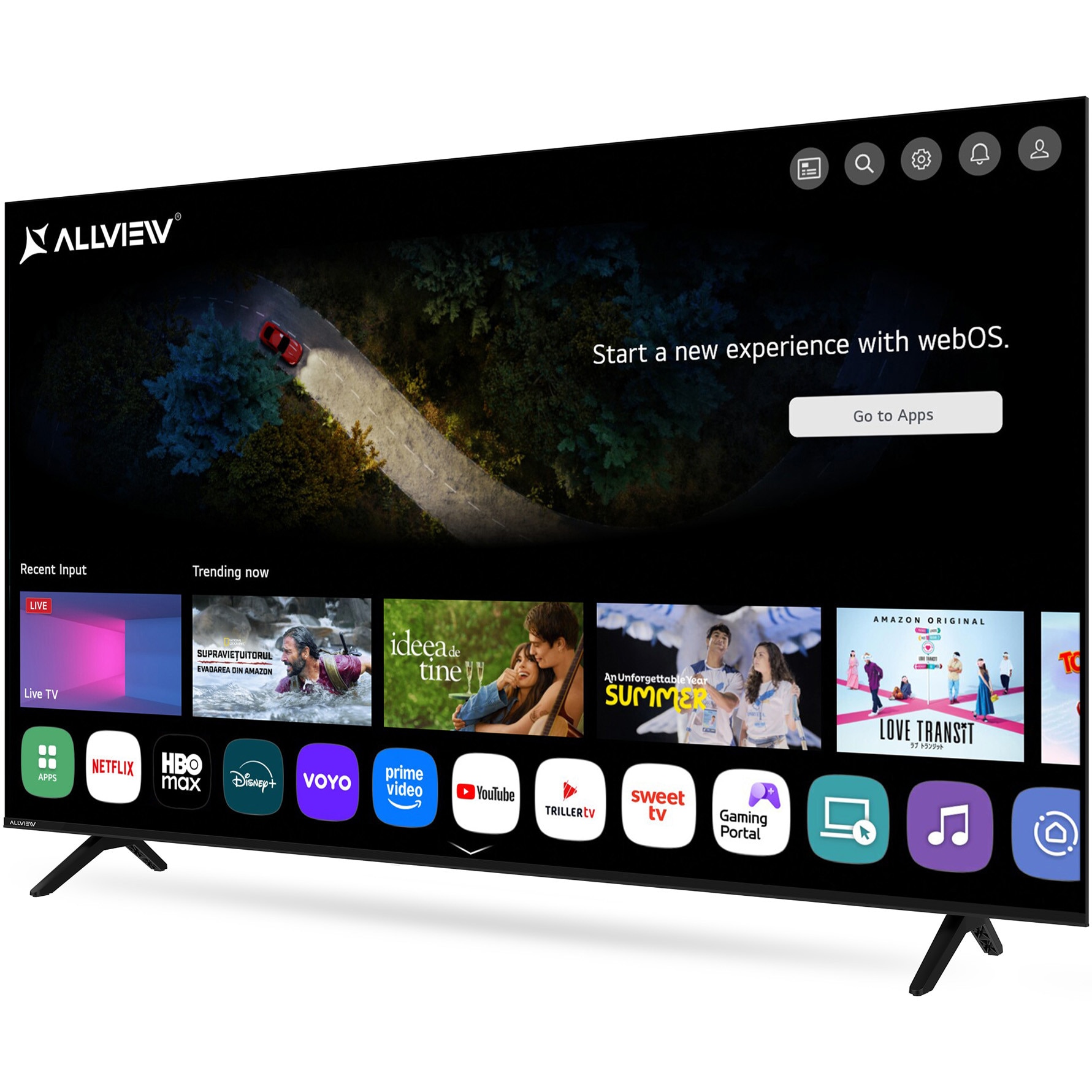 Televizor Allview LED 65WiPlay6300-U, 165cm, Smart, 4K Ultra HD, Clasa E