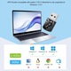USB WiFi 6 AX900 адаптер с Bluetooth 5.4, двубандов 2.4/5GHz, Bluvista®, 900Mbps, plug & play, Висока скорост на безжично предаване, Мощна антиинтерферентна способност, Мини WiFi донгъл, Черен